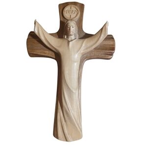 Art Studio, Ecclesiastical Woodcarving Crucifix Christ Conrad Moroder Italian